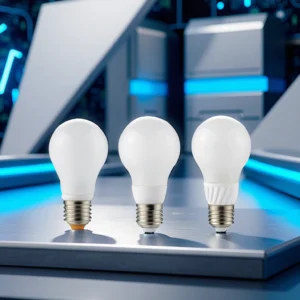 A TRB-04 Series A-Shape LED Bulb with a 360-degree beam angle.